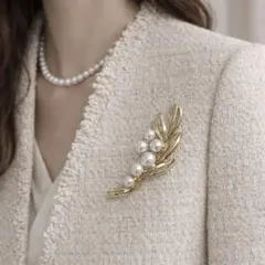 新品未使用♡ブローチ　コサージュ　パール　フォーマル　入学式　卒業式