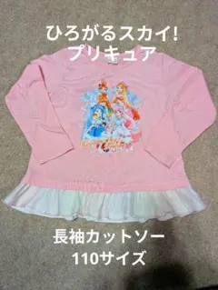 ひろがるスカイ！プリキュア　長袖カットソー110サイズ