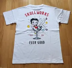 新品 SKULLWORKS ベティーちゃん Tシャツ ホワイト
