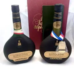 ブランデー ジャノー ナポレオン クリスタル700ml 替え栓付とオタール替栓 ブランデー ジャノー ナポレオン クリスタル700ml 替え栓付と