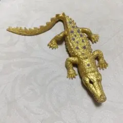 クロコダイルアンドコ　オリノコワニ　金　デアゴスティーニ