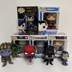 Funko POP! marvel スーパーマンなどセットのサムネイル