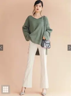 ストレッチフレアパンツ
