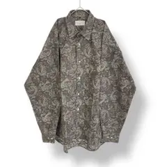 Ding Drag Homme ビンテージ　レトロ　日本製　ペイズリー柄シャツ