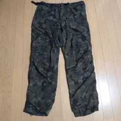 ウォームイージーパンツ 迷彩 カモフラージュ 暖パン M　(ユニクロ)