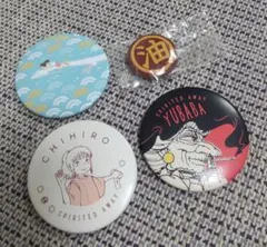 スタジオジブリ 千と千尋の神隠し 缶バッジ セット