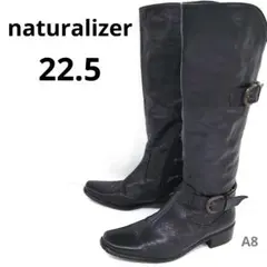 【日本製】naturalizer エンジニアロングブーツ 22.5　柔らかな本革のサムネイル