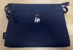 Lee ブルドッグ ショルダーバッグ ブラック