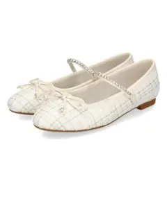 ORIENTALTraffic/ツイードバレエストラップパンプス