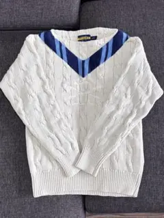【廃盤品・美品】ラルフローレン RUGBY ケーブルニット ボートネックセーター