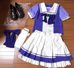 コスプレ/ウマ娘トレセン学園夏服(コストモ製Lサイズ)+靴セットのサムネイル