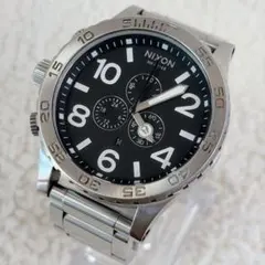 美品/付属品完備》NIXON 48-20 CHRONO LEATHER 腕時計 - メルカリ