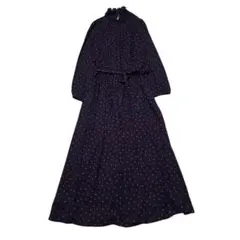 極美品】近年✨️アナイ サテンドットプリント シャーリング