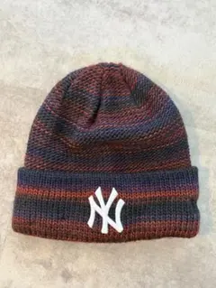 New Era ニューヨークヤンキース ニット帽 ビーニーのサムネイル