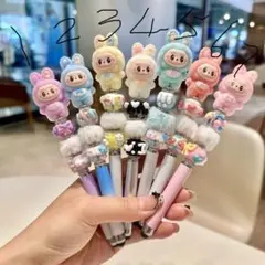 1H緊急値下げ　ラブブ　ボールペン　タッチペン　2way ぬいぐるみキーホルダー