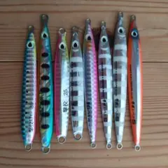 未使用 撃投ジグ 10本セット おまけ付き ストライク レベル 80g 60g point-i_4953873258541