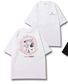 vaultroom x ぺこら　コラボTシャツ　白　XL vaultroom×兎田ぺこらさんのコラボグッズをチラ見せ！ 凛々しいぺこら