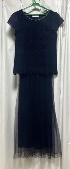 MISCH MASCH ネイビー ロングワンピース