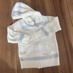 ジェラピケ ベビー パーカー ボーダー XXS (90-100)