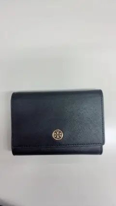 トリーバーチ レザー三つ折り財布 ネイビー