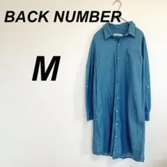 ⭐️バックナンバー⭐️ライトオン　デニムロングシャツ　M カジュアル　ワンピース