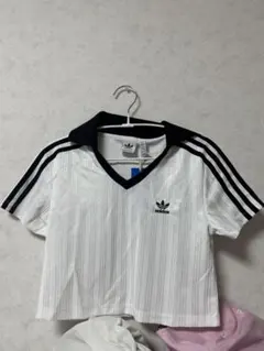 adidas ストライプ ポロシャツ 半袖