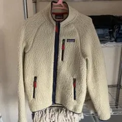 patagonia フリースジャケット Sサイズ クリーム色