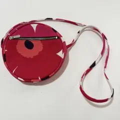 マリメッコ ウニッコ ショルダーバッグ 赤 花柄