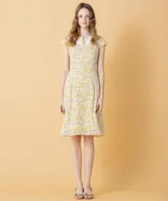 定価約6万✨トッカ　リバティ生地　コテージボーダーワンピース　花柄　2サイズ