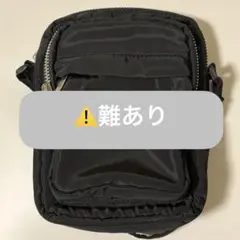 【3COINS】⚠️難あり / はっ水ミニショルダーバッグ(ブラック)のサムネイル