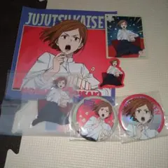 呪術廻戦 セガラッキーくじ　釘崎野薔薇　まとめ売り　アクスタ缶バッジステッカー