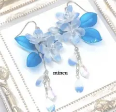 一日千秋〜氷華桜〜　耳飾り