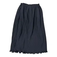 【美品】RIO プリーツロングスカート ブラック フリーサイズ 上品 モード