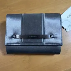 Calvin Klein RFID保護付き三つ折り財布 グレー