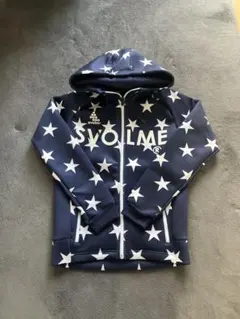 ライトウォーム　SVOLME 星柄 フード付きジャージ　フードパーカー　XS