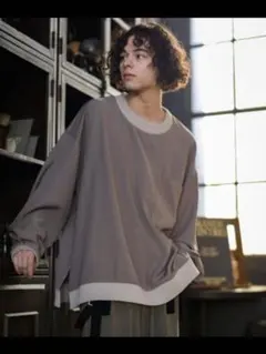 試着のみ新品同様 Casper John バルーンスウェット M ベージュ