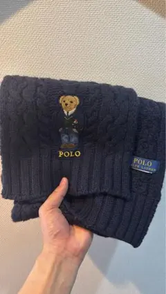 Polo Ralph Lauren ネイビー マフラー