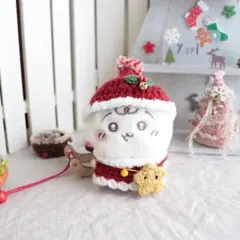 ＊ちいかわBaby キャベツに包まれたうさぎ用 サンタ服の3点セット＊