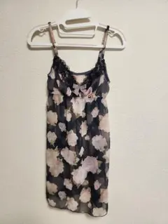 Narue 花柄シフォンキャミソール