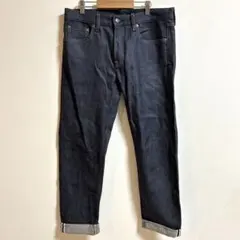 美品✨ユニクロ　UNIQLO スリムフィットジーンズ　セルビッジ　パンツ　31