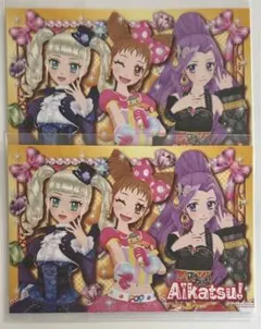 アイカツ オフィシャルショップ限定 ポストカード ユリカ 美月 おとめ