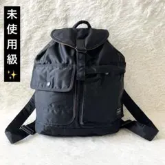 未使用級✨ポーター リュックサック バックパック タンカー ブラックのサムネイル