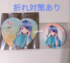 名探偵プリキュア　極楽湯　特典　コースター　帆羽くれあ　イラストシート　タグ