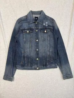 00s archive GAP ダークブルー デニムジャケット 星刺繍付き