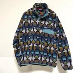 パタゴニア　patagonia シンチラスナップT メンズXS 総柄