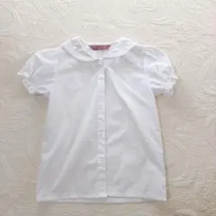Catherine Cottage セーラーカラーの半袖シャツ　120cm