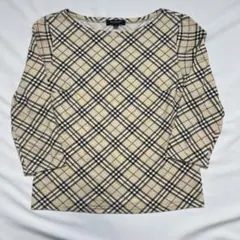 BURBERRY LONDONノバチェック柄 七分袖 トップスサイズ1