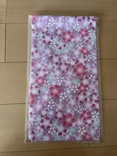 レトロモダン可愛い桜花柄 ちりめん半衿半襟