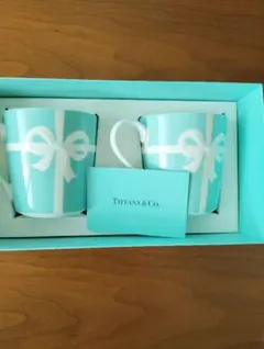 【未使用】Tiffany & Co. ティファニーブルー マグカップ 2個セット