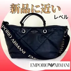 限界値下‼️【上品なシルエット‼️エレガント】エンポリオアルマーニ　ハンドバッグ